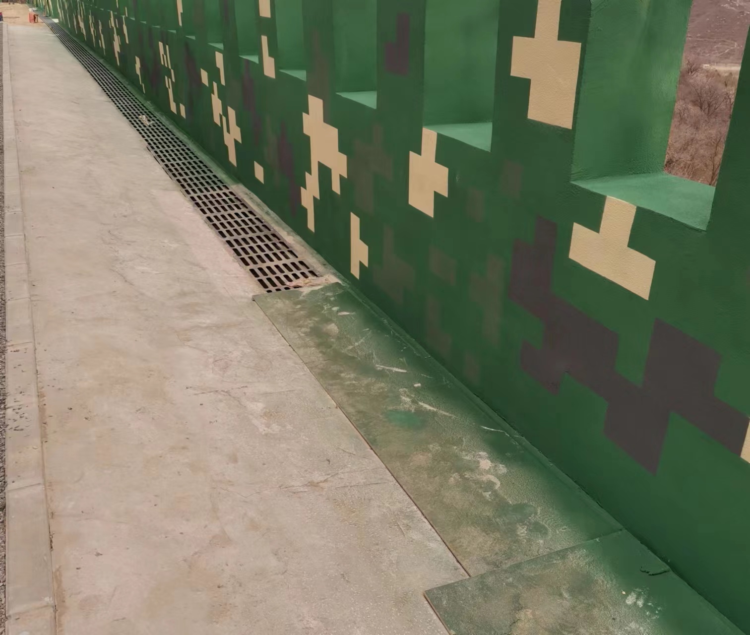 可克达拉围墙迷彩喷涂,数迷彩漆